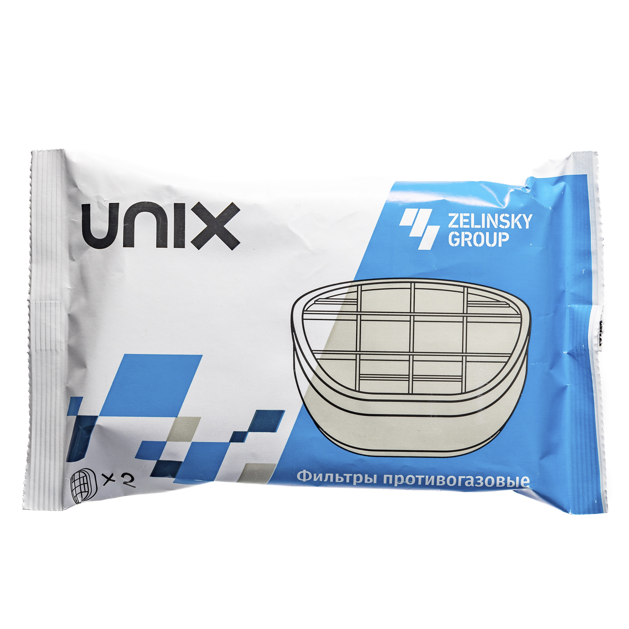 картинка Фильтр противогазовый UNIX 521 марки А1В1Е1 